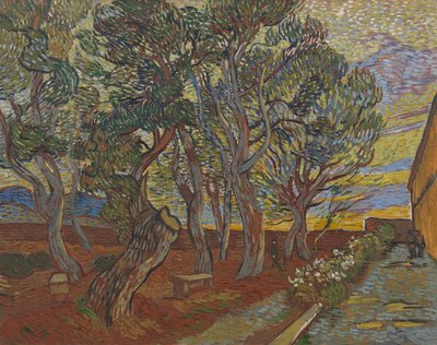 Garden of the Asylum by Vincent van Gogh